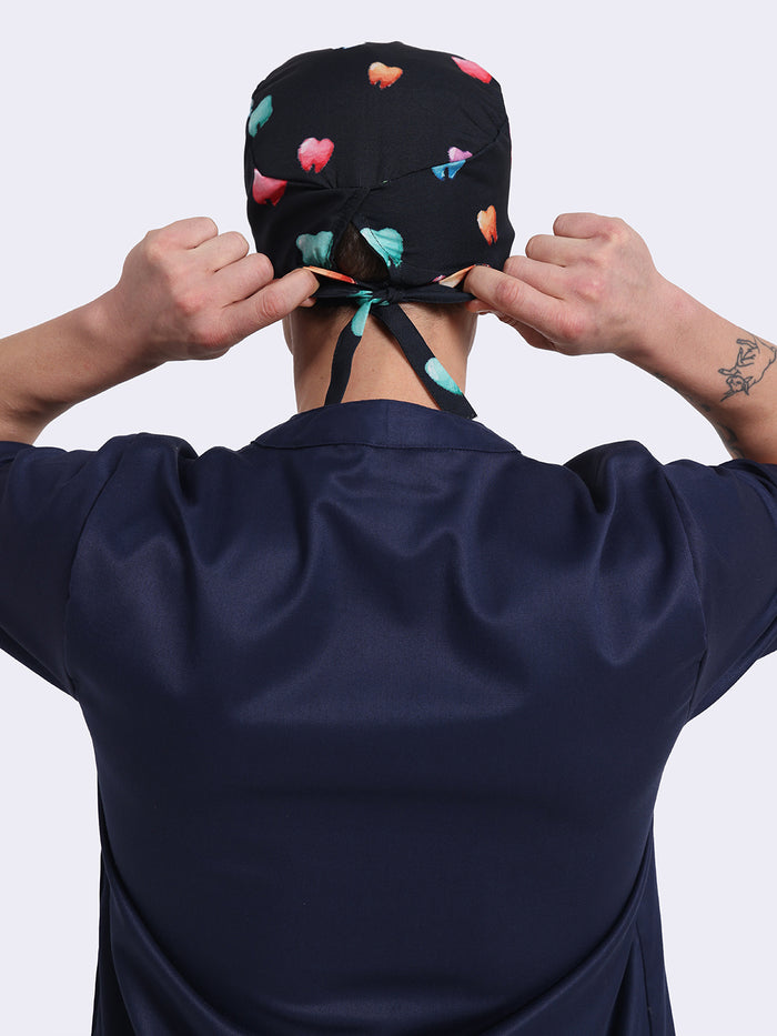 Multi Tooth Black Background Unisex Cap 079