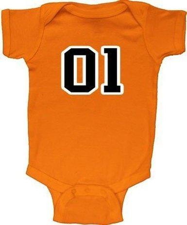 01 General Lee Baby Romper-tvso