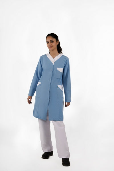 2XSmall / Light Blue*White