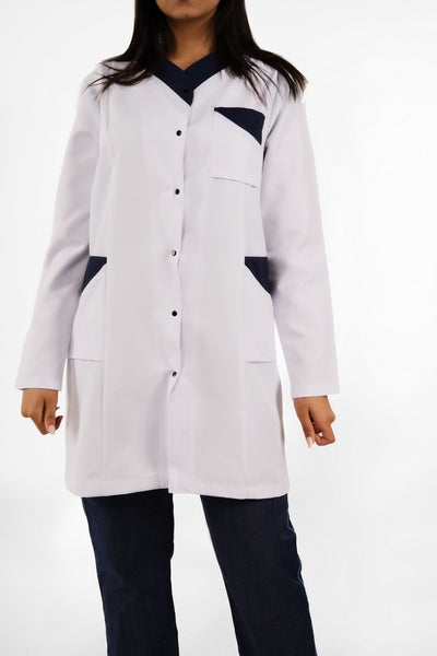 Small / White*Navy Blue