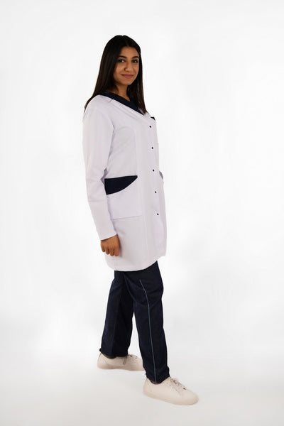XLarge / White*Navy Blue