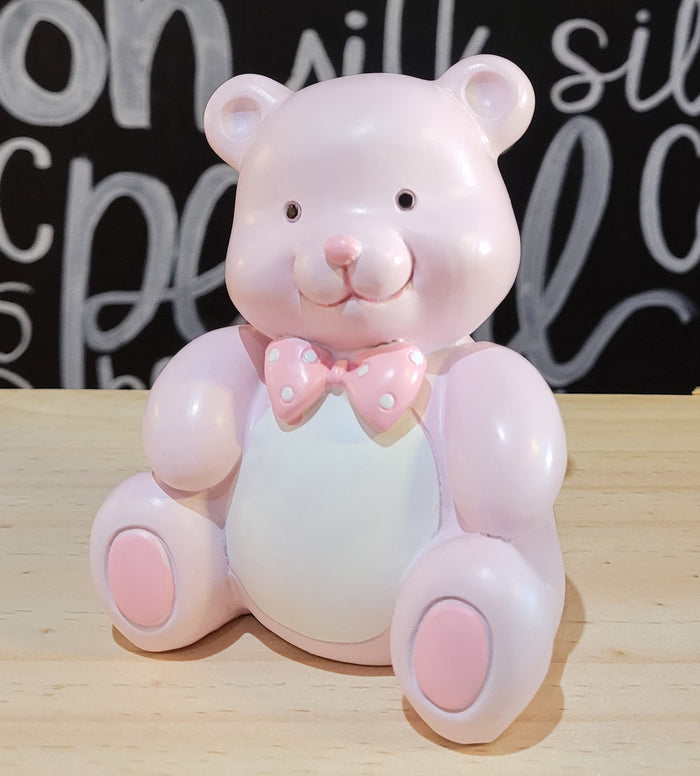 3 PCS Set 4 Inch Mini Piggy Bank Girl Baby Shower Party Favor Pink