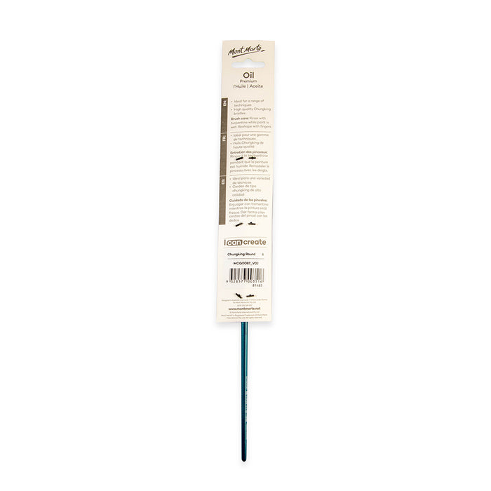 Artist Oil Brush Premium Chungking Round 6