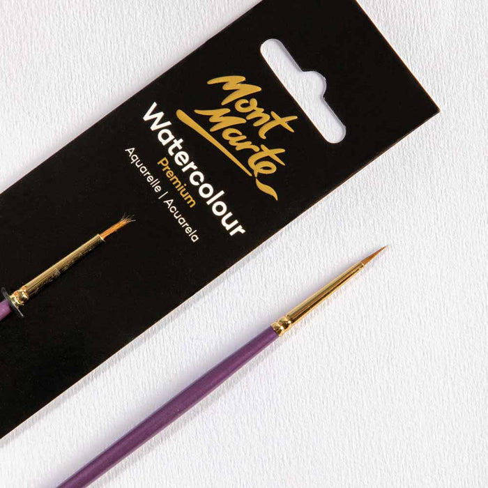 Artist Watercolour Brush Premium Sable Round 0