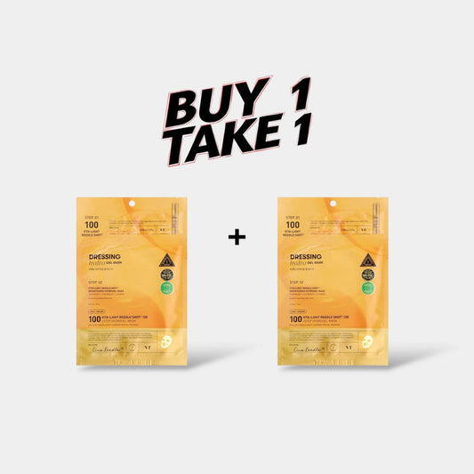 (BUY 1 GET 1) VT Cosmetics Vita - light Reedle Shot 100 2Step Hydrogel Mask VT مستحضرات التجميل فيتا لايت ريدل شوت 100 2Step قناع هيدروجيل - Princess Cosmetics Qatar