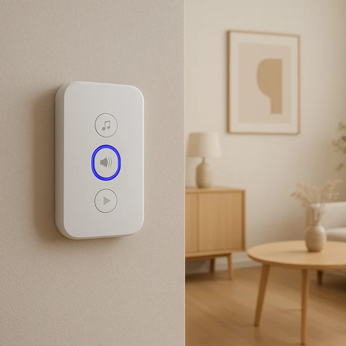 Calex Smart Video Doorbell - 2K - White