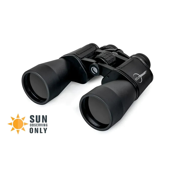 Celestron EclipSmart 12X50mm Porro Solar Binoculars (71239) - Astronomy Plus