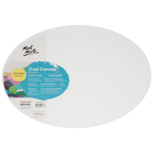 Double Thick Canvas Oval Signature 45.7 x 66.0cm (18 x 26in)
