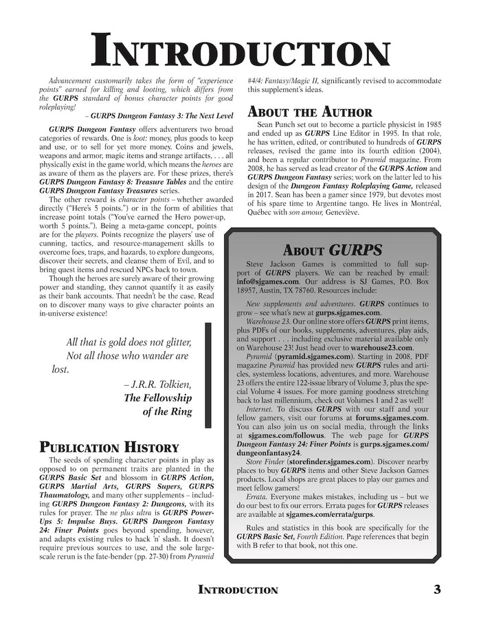 GURPS Dungeon Fantasy 24: Finer Points