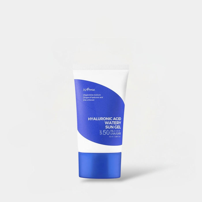 Isntree Hyaluronic Acid Watery Sun Gel 50ml إيسنتري جل الشمس المائي بحمض الهيالورونيك - Princess Cosmetics Qatar
