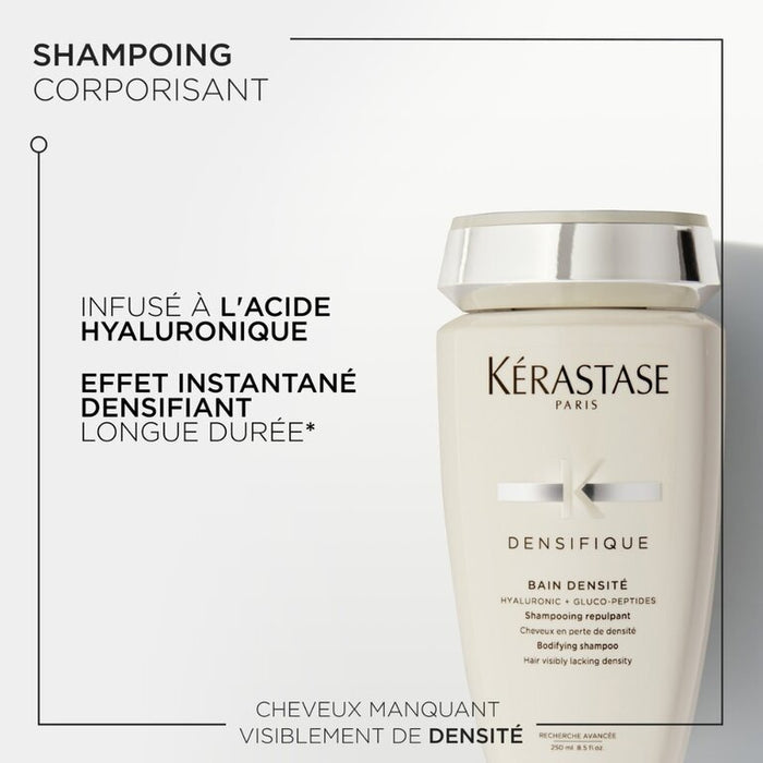 KERASTAS PARIS Densifique Bain Densite Hyaluronic + Gluco-Peptides Bodifying Shampoo For Hair Visibly Lacking Density شامبو الشعر بالهايلرونك والببتيدات من كيراستاس
