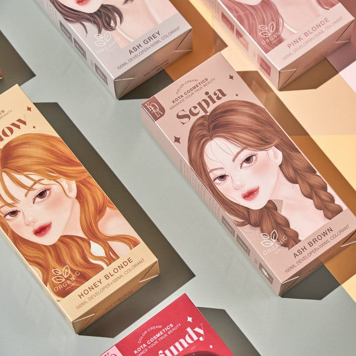 Kota Cosmetics Hair Color Cream Mellow - Honey Blonde 200ml