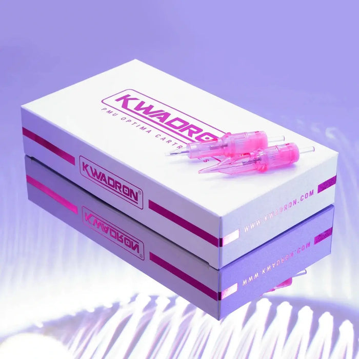 Kwadron Optima PMU Cartridges 30/01 RLLT Round Liner Long Taper Box of 20 Supreme Permanent
