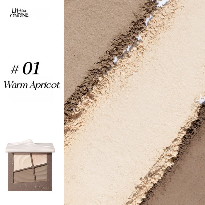 LITTLE ONDINE Contour & Highlighter Makeup Palette T5445