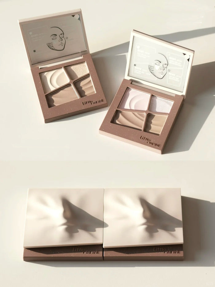 LITTLE ONDINE Contour & Highlighter Makeup Palette T5445