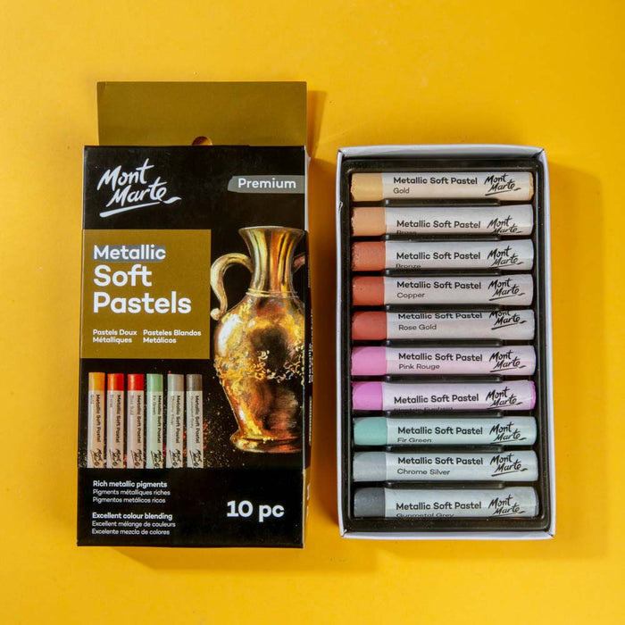 Metallic Soft Pastels Premium 10pc