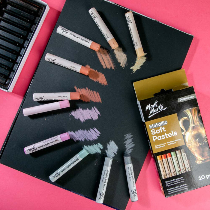 Metallic Soft Pastels Premium 10pc