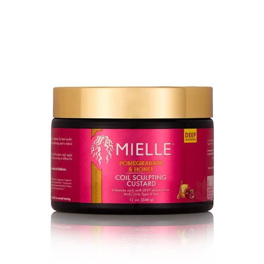 MIELLE Coil Sculpting Custard - Pomegranate & Honey جل ترطيب وفك تشابك الشعر بالرمان والعسل من ميلي
