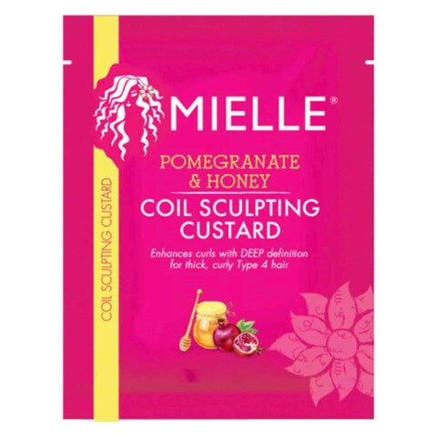 Mielle Coil Sculpting Custard Packet - Pomegranate & Honey كريم ترطيب وفك تشابك الشعر بالرمان والعسل من ميلي