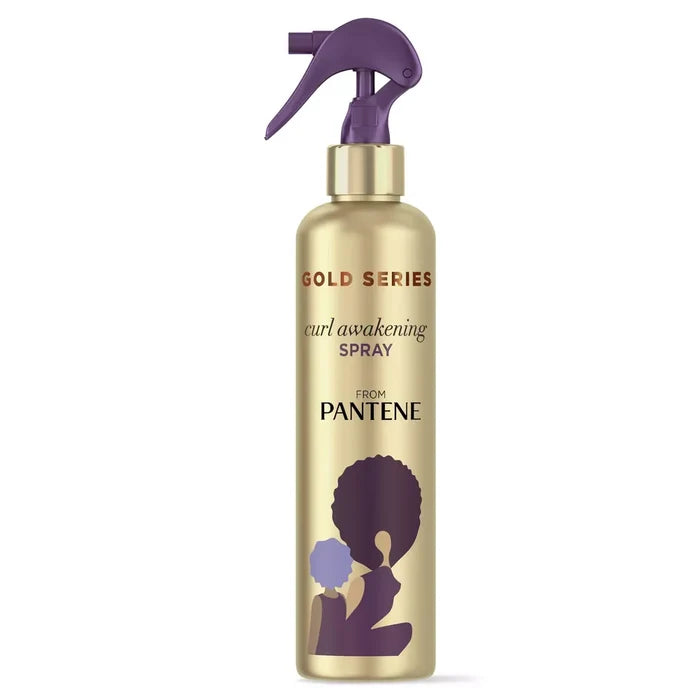 Pantene Gold Series Curl Awakening Spray Infused With Argan Oil بخاخ تنشيط الشعر من بانتين