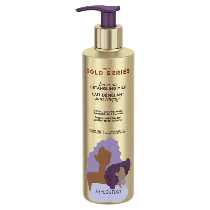 Pantene Gold Series Leave-On Detangling Milk Infused With Argan Oil حليب بانتين جولد سيريز المرطّب لفك التشابك