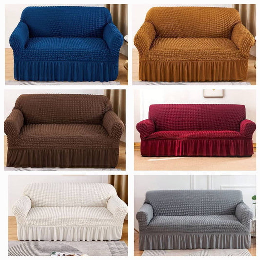 Seersucker Sofa Cover – 2 Seater