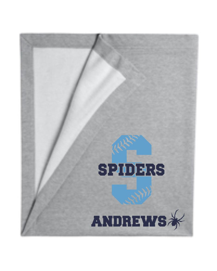 Spiders "S" Sweatshirt Blanket