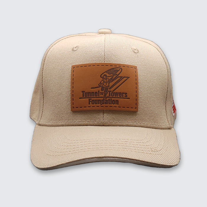 T2T Leather Patch Hat (Khaki)