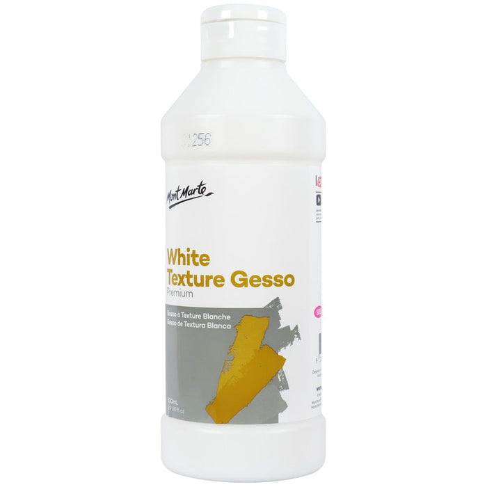 White Texture Gesso Premium 500ml (16.9oz)